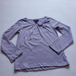 NWOT GapKids girl long sleeve T-shirt size XS lavender